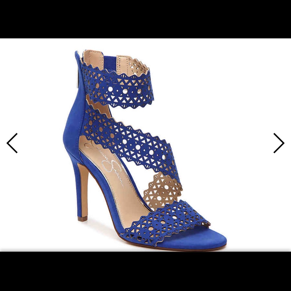 Jessica Simpson Royal Blue Heels Size 8 1/2